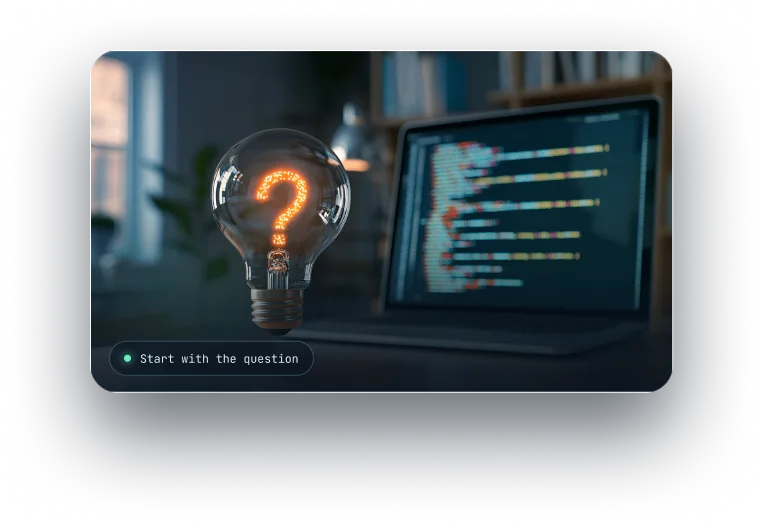 We start with problem